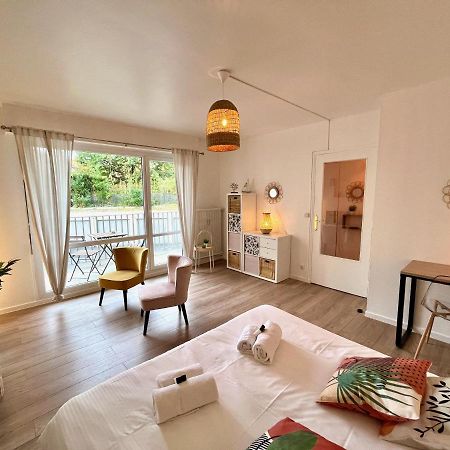 Nihal, Studio Proche Zenith Avec Parking Et Balcon Caen Bagian luar foto